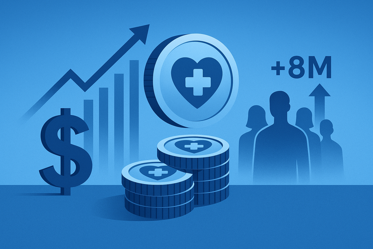 A $1.7 Trillion Fix for America’s Healthcare Subsidy Cliff: A Tokenization Solution that Reduces the Deficit and Supplies 8 Million People with Insurance Coverage!